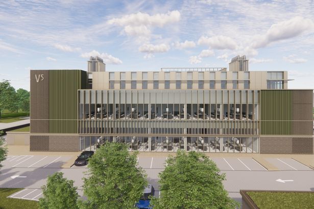 CGI of Langtree's Project Violet at Sci Tech Daresbury